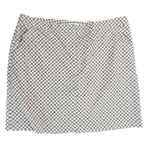 $39 12 IZOD Golf shorts skirt skorts Beige Black White Geometric Athletic active